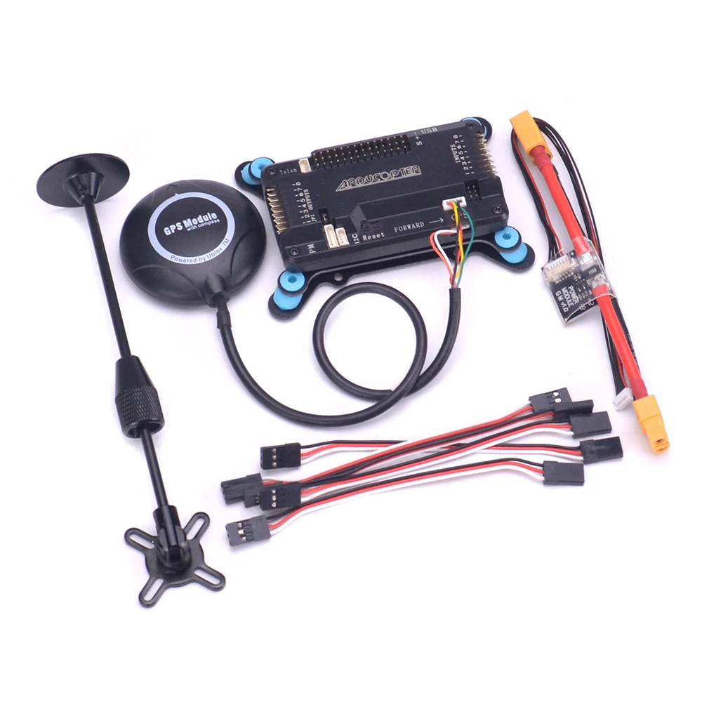 Дешево F450 450 мм PCB Квадрокоптер рама APM2.8 APM 2,8 Контроллер полета 7 м font b gps b font силовой модуль 2212 920kv 30A simonk ESC 1045 пропеллер