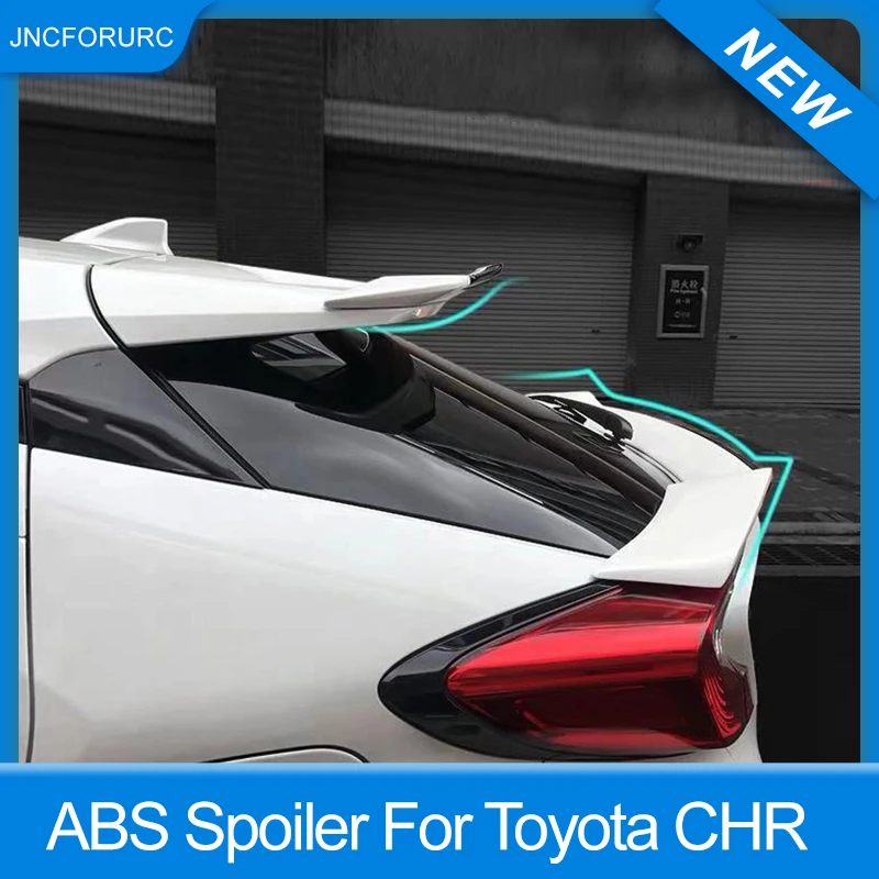 Задний багажник крышка автомобиля спойлер крыло для Toyota CHR 2016 17 18 19 ABS пластик