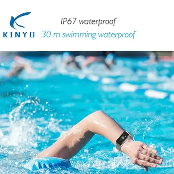 

Heart rate monitoring Blood pressure monitor sleep tracker smartBand anti-lost information reminder smart Bracelet pk mi band 2