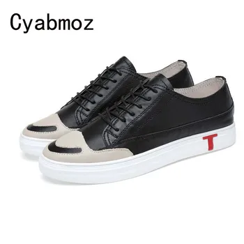 

Hot sale men casual shoes genuine leather flats comfortable men fashion smiling walking shoes oxfords zapatos hombre