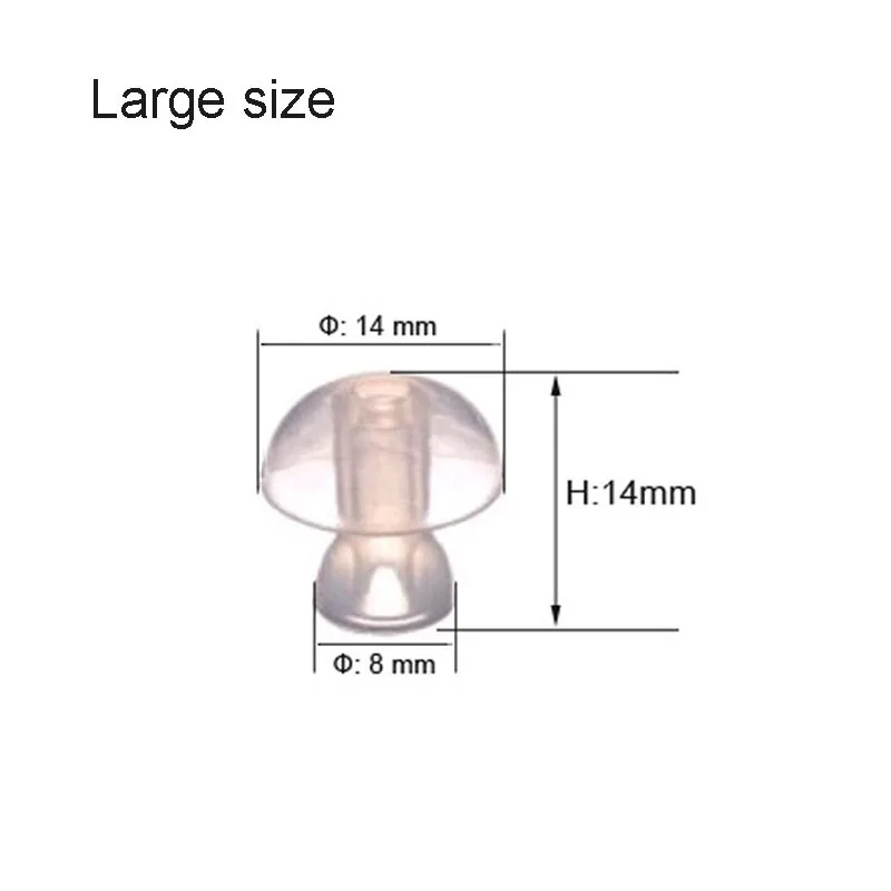 50 шт. BTE звуковой слуховой аппарат купола уха Вилки ушные вкладыши Размеры размеры S, M, l Siemens качества
