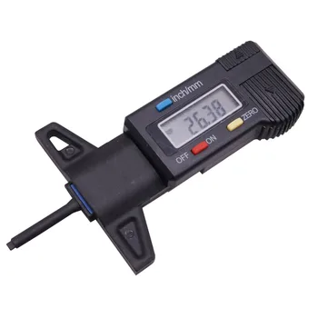 

10 pcs Plastic Tire Pattern Gauge Metal Needle Digital Probe Pattern Gauge Manual Switch Machine Can Automatically Power Off