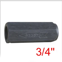 3/4 ''Размер порта 3000psi давление гидравлический In-line обратный клапан, тип трубы одноходовой клапан, прямой averseness стопорный клапан