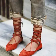 Г., весенние модные женские замшевые туфли оранжевого и красного цветов с острым носком на плоской подошве, с вырезами, стильные женские балетки на плоской подошве со шнуровкой, модельные туфли