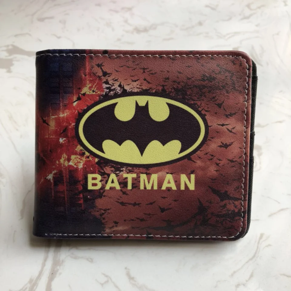 Новое поступление, бумажник с комиксами Бэтмен/Дэдпул/Игра престолов/Звездные войны, мужские кошельки на молнии, карман для монет, слот для кредитных карт