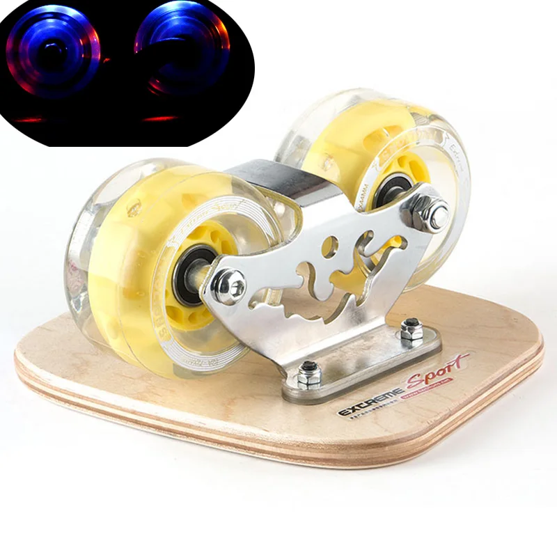 

Twolions Canadian Maple Freeline Skates With Led Wheels Wooden Drift Board Patines Drift skates Scrub Freeline Skates Wakeboard