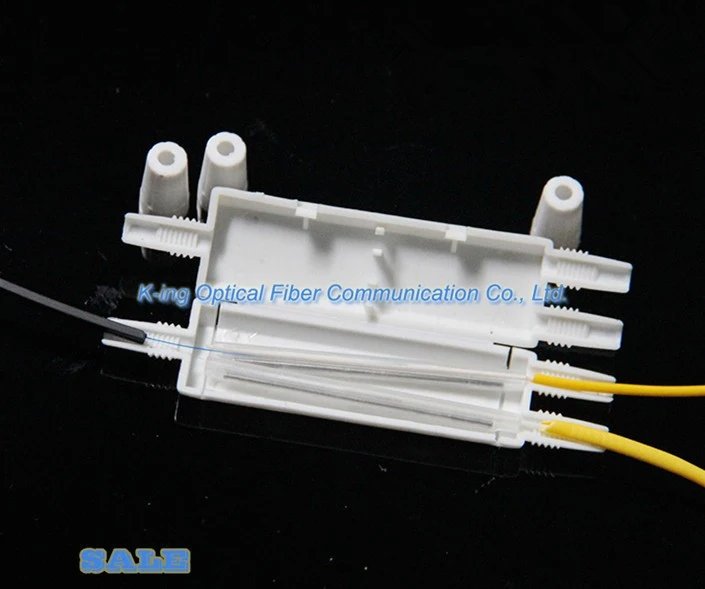 

50pcs Drop cable protection box Optical fiber Protection box heat shrink tubing to protect fiber splice tray 1 into 2 out