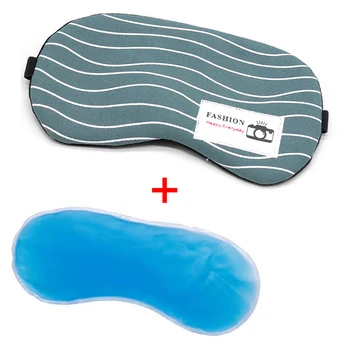 

Shade Cover Cold Relaxing Sleeping Afternoon Nap Travel Blindfold Care Face Ice Gel Comfortable Home Eye Mask Eyepatch