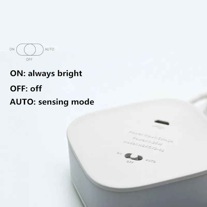 Drahtloses intelligentes PIR-Bewegungssensor-Nachtlicht USB-Lade-LED-Sensorlicht Schlafzimmer Wohnzimmer Flur Badezimmer Nachtlampe_voghion.com