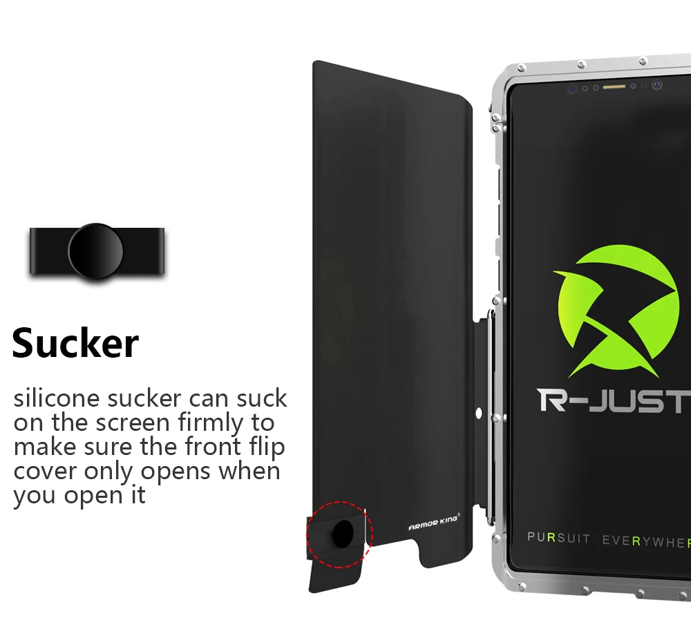 R-JUST чехол для samsung Note 8, Роскошный Жесткий ПК Металлический Стальной противоударный защитный флип-чехол для телефона samsung Note 8, чехол Fundas