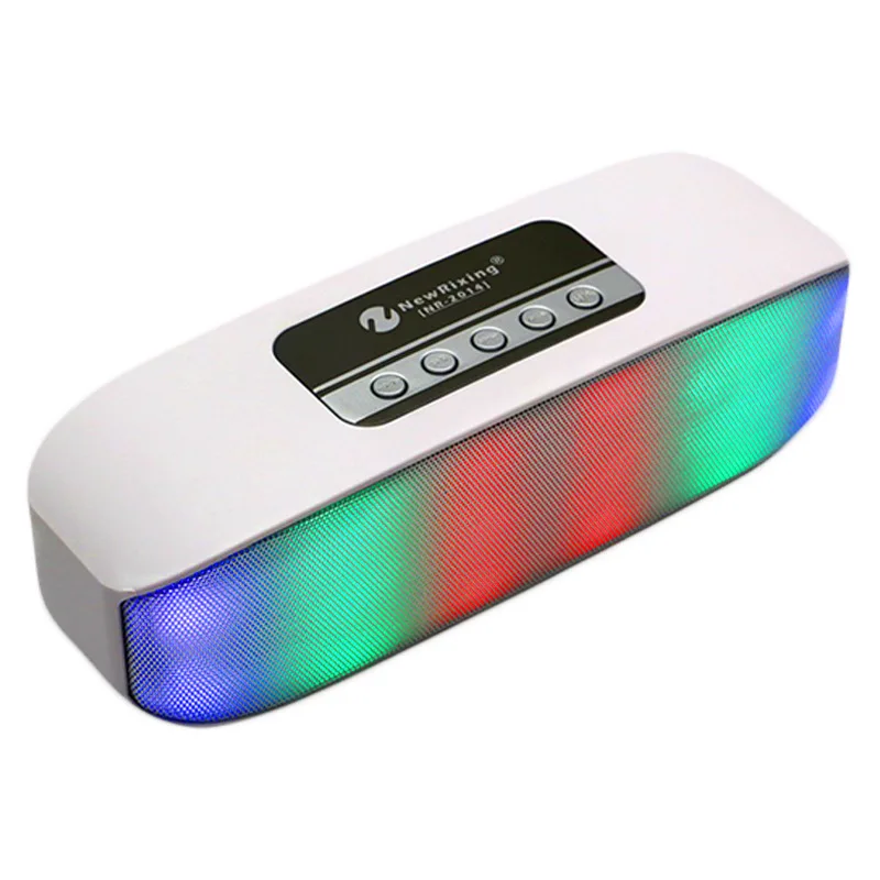 NR2014 Wireless Column Bluetooth Outdoor Stereo LED Colorful Light Usb Portable font b speakers b font