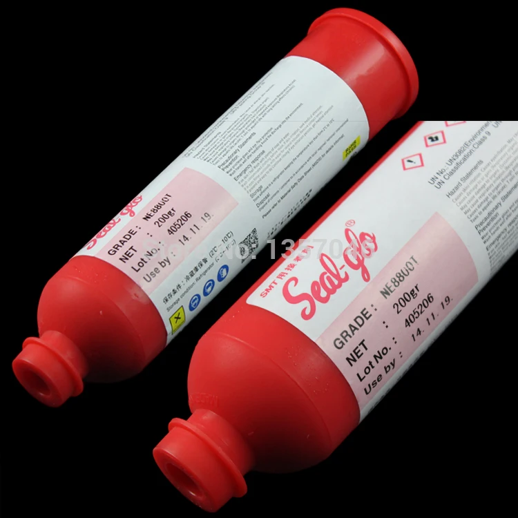 Hot sell Fuji red glue adhensive 200g for SMT repair bga Consumables