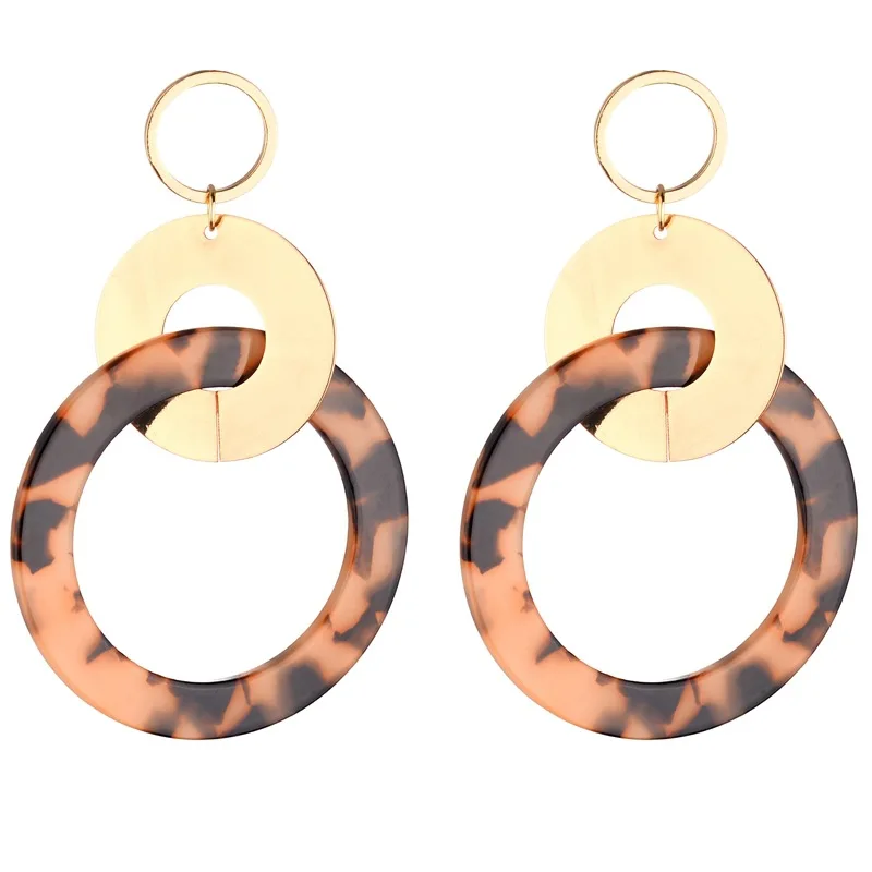 

Acrylic earrings for women wedding drop luxury resin women accessories crystal fashion earrings korean jwelry for women