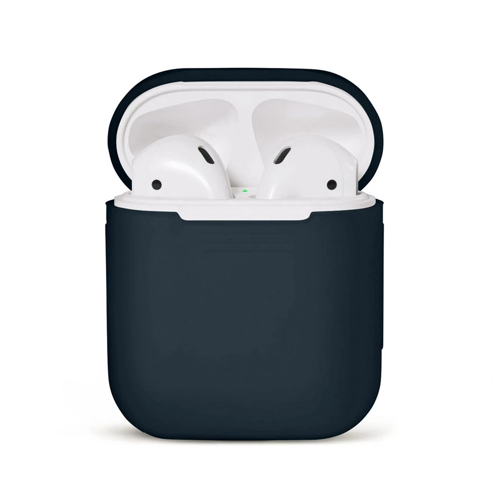 Силиконовые Защитный чехол для Apple AirPods True Беспроводной наушники ударопрочность