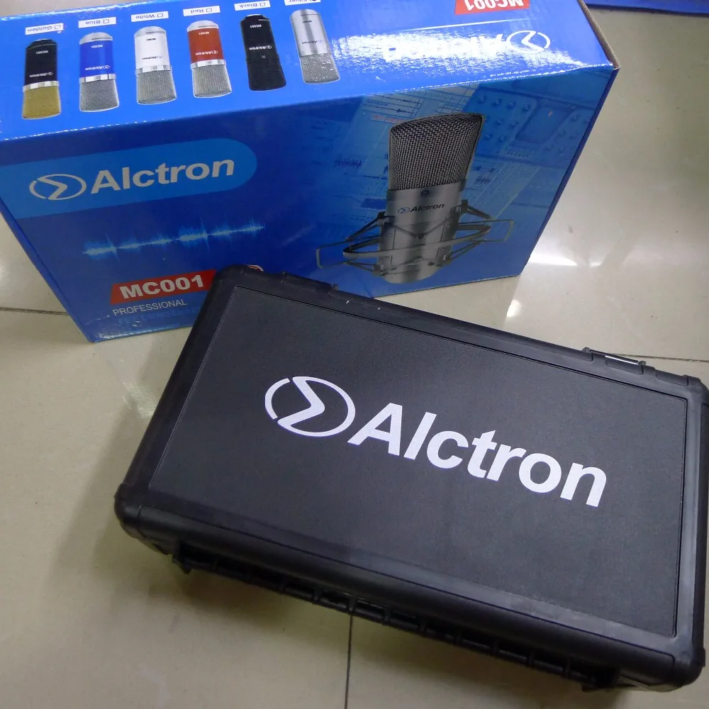 Конденсаторный микрофон Alctron MC001 Студийный для записи с чехлом переноски