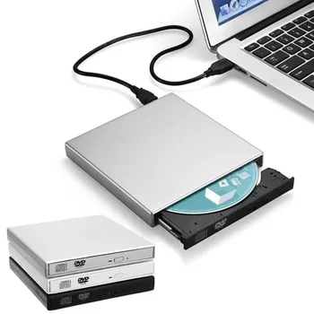 S SKYEE External Optical Drive Combo USB 2.0 CD/DVD-ROM CD-RW Player Burner Slim Portable Reader Recorder for Laptop PC