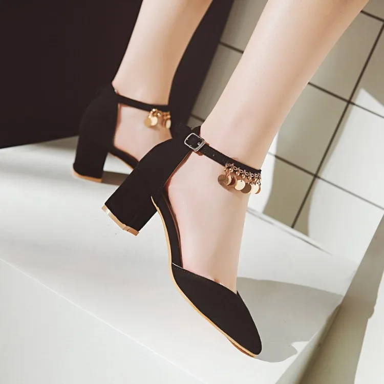 

Big Size 11 12 13 14 15 16 17 ladies high heels women shoes woman pumps Pointed cingulate Shallow mouth Thick with Single shoes