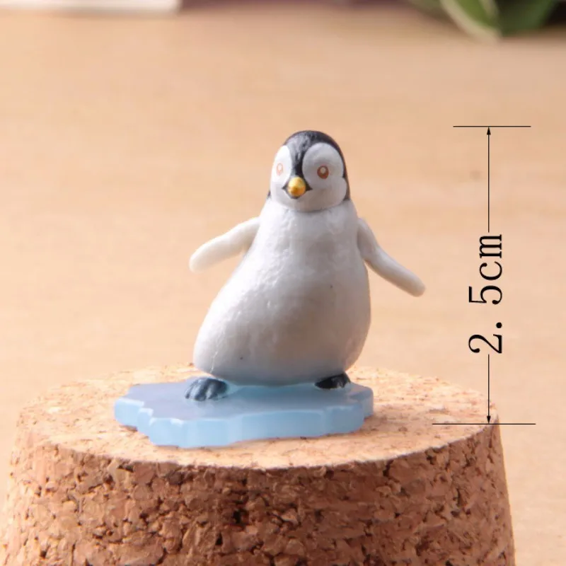 2 шт. Пингвин животное бонсай для сада и дома украшения мини игрушка миниатюрная ПВХ ремесло украшения микро декор DIY украшения торта