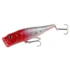 2022 New arrival 1pcs hard popper fishing lures 85mm 13.4g topwater wobblers 6# hooks baits ► Photo 3/6