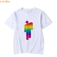 Новейшая футболка в стиле хип-хоп Billie Eilish, Мужская/Женская Повседневная футболка с круглым вырезом и коротким рукавом, модная Эстетическая футболка в стиле харуюку 90s