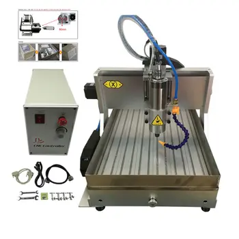 

1500W mini cnc milling machine 6040 PCB engraving with professional water tank of 304 stainless steel