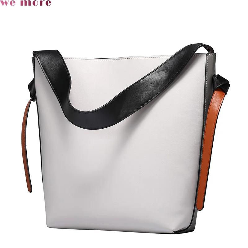 

WE MORE Bucket Design Women Messenger Bags Good Quality Female Tote Middle Size Lady Tote Women Shoulder Bags
