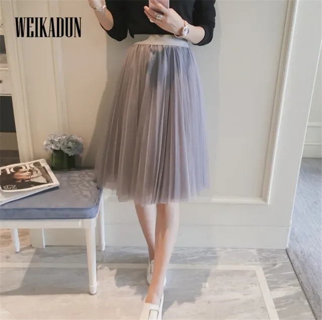 Casual Tulle Skirt Dress