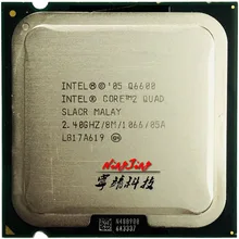 Intel Core 2 Quad Q6600, Quad Core 2.4 processeur d'unité centrale GHz, 8M, 95W, LGA 775