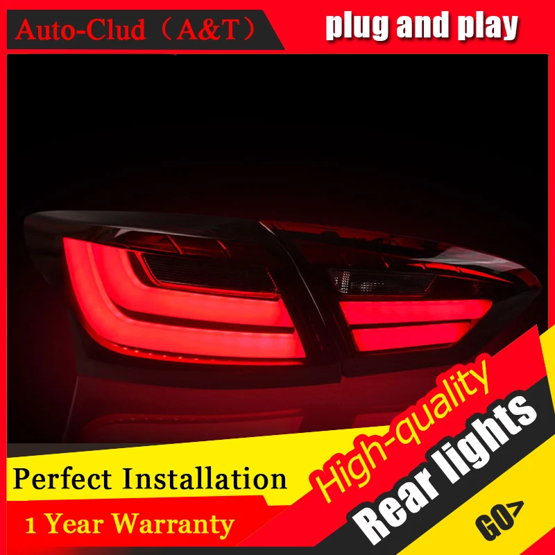 

Auto Clud Car Styling for Ford Focus Sedan Taillights 2012-2014 New Focus LED Tail Lamp Rear Lamp DRL+Brake+Park+Signal led ligh