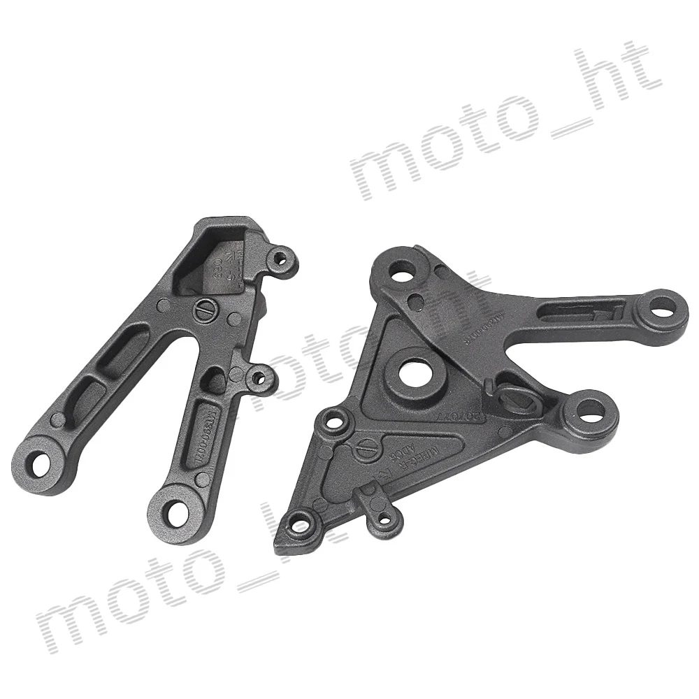 Aluminum Alloy NEW Motorcycle Rider Front Footpegs / Foot Pegs / Footrest Brackets for Honda CBR 600 RR F5 2003 2004 2005 2006 Black