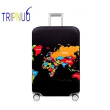TRIPNUO карта мира дорожный защитный чехол на чемодан для багажника чехол для 19 ''-32'' костюм Чехол Эластичный