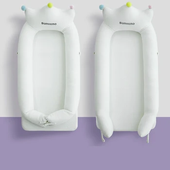 

Portable Baby Crib Bed-in-Bed Pressure-proof Multifunctional BB Carry Cot Bionic Bed for Neonates