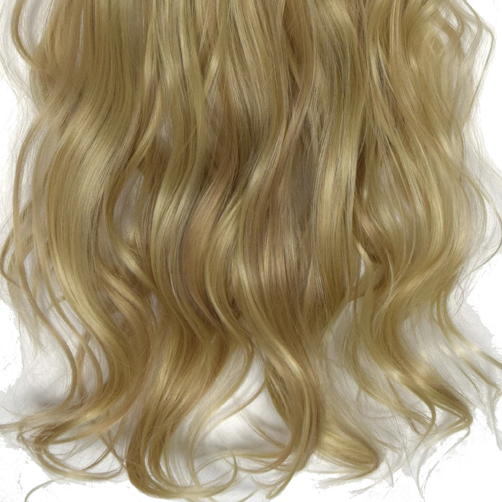 TOPREETY Heat Resistant B5 Synthetic Fiber 22" 55cm 120gr Wavy 5 clips on hair Extensions 40 colors