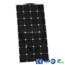Solarparts/ Boguang 5 PCS 100W flexible solar panel 12V solar cell kit module system DIY home charging yacht boat marine outdoor