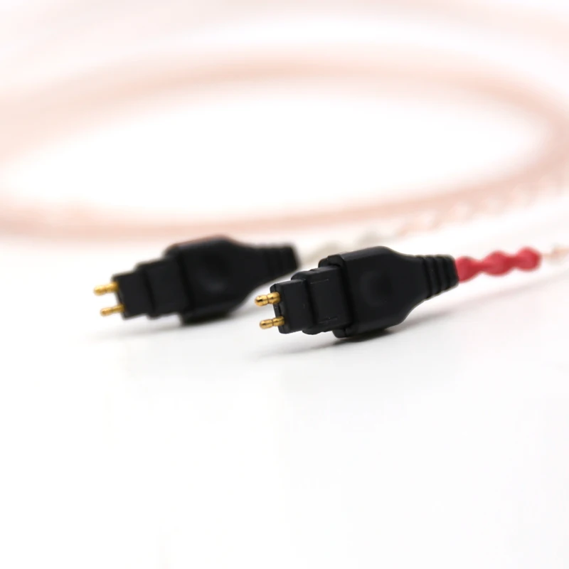 Free shipping 2m 5N OFC pure copper for Hd580 Hd600 Hd650 Hd25 Headphone Upgraded Cable