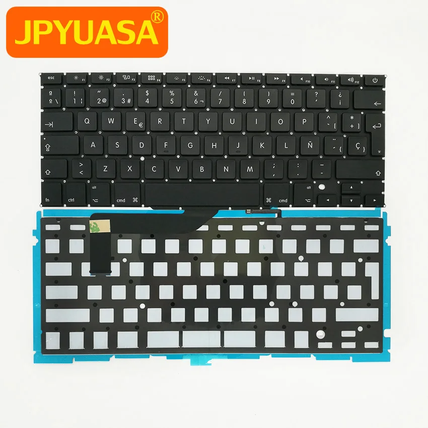 Новая испанская клавиатура с подсветкой для MacBook Pro retina 1" A1398 2012