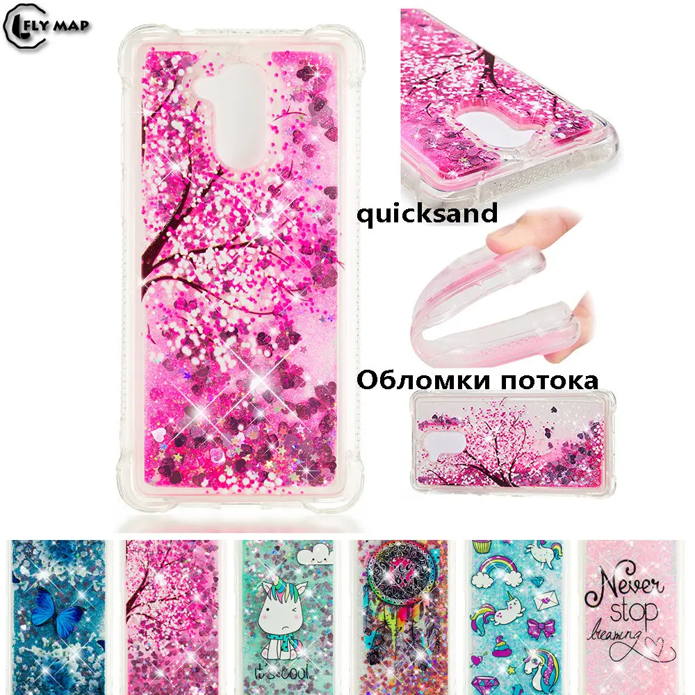 

Glitter Stars Cover for Huawei Honor 6C C6 DIG L21 L21HN DIG-L21 DIG-L21HN Honor6C Dynamic Liquid Debris TPU Quicksand Back Case