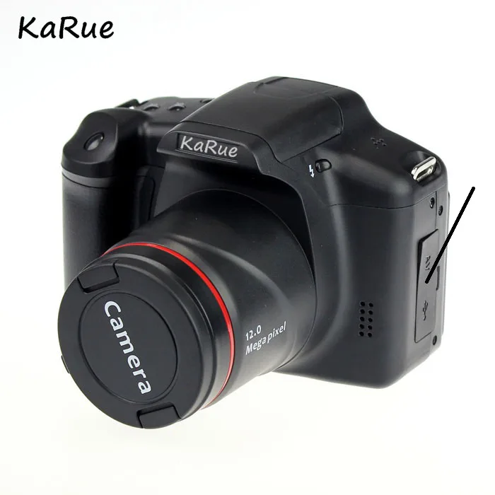 KaRue DC05 цифровая камера 16 миллионов пикселей Профессиональная зеркальная камера 4X цифровой зум светодиодный налобный фонарь дешевая распродажа камера s