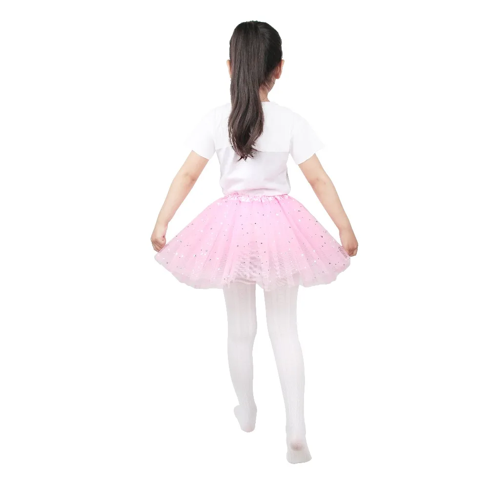 Girls' Tutu Skirt - Star Princess Ballet Dance Costume For Kids & Adults (One Size, Multi-Color)