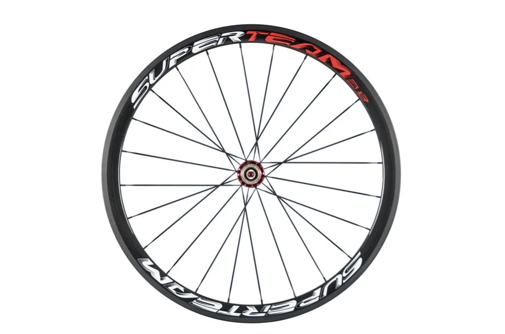 SuperTeam carbon wheelset 700c clincher 38 мм велосипедные колеса глянцевые|bicycle wheel|carbon wheelsetcarbon |