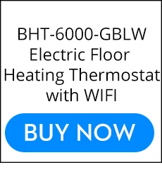 BHT-6000-GBLWW lcd сенсорный экран Электрический термостат для полов с подогревом подсветка wifi 16A работает с Alexa Google Home