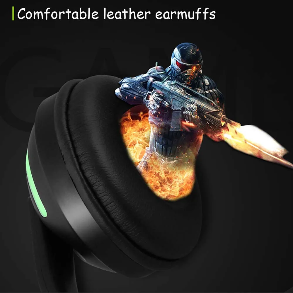 E2109-glowing bluetooth headphone-Devil ear-2