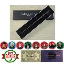 Популярное светодиодное освещение волшебная палочка Гарри Рона Луны Гермионы Волдеморт волшебная палочка волшебные игрушки для косплея