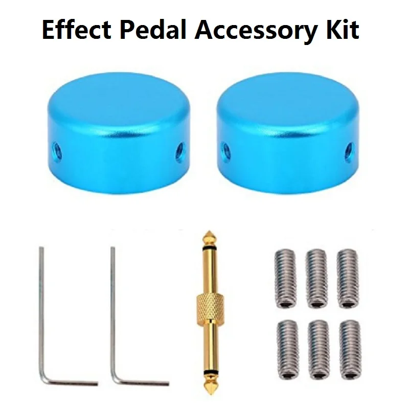 2pcs Guitar effect foot cap and 1pc Guitar effect pedal