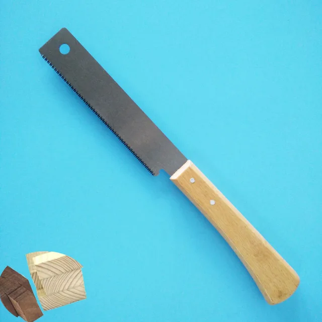 Mini WoodWorking Hand Saws Double Sides Steel SK5 Tenon Saw Fine Tooth