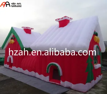 

2017 Newest Inflatable Christmas Santas Grotto for Christmas Decoration