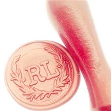 DIY Настроить двойное имя 2 инициалов именной, буква штамп/запечатывание воск/Свадебный Воск печать на заказ приглашения с короной