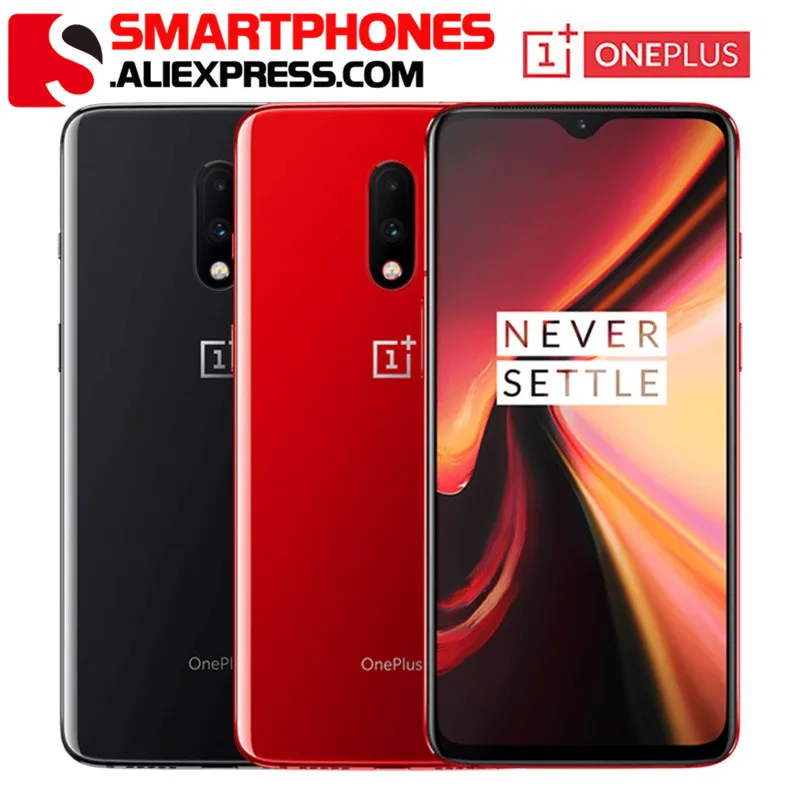 Мобильный телефон OnePlus 7 с глобальной прошивкой 6,41 дюймов 8 ГБ+ 256 ГБ Восьмиядерный процессор Snapdragon 855 Android 9,0 3700 МП мАч NFC Смартфон