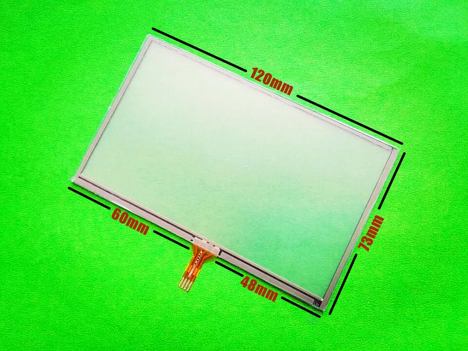 

Skylarpu Original New 5-inch 120mmx73mm Touch screen for 120mm*73mm GPS Touch screen digitizer panel replacement Free shipping