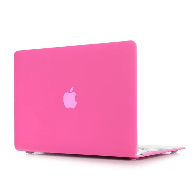 Бесплатная доставка хит продаж жесткий матовый чехол розового цвета для Apple Macbook